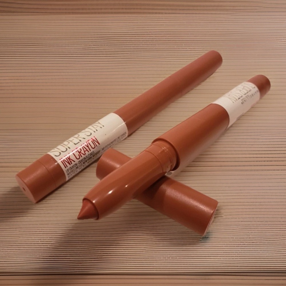 Maybelline Super Stay Lip Ink Crayon &‎ Sharpener # 160 Stop at Nothing 0.04oz
